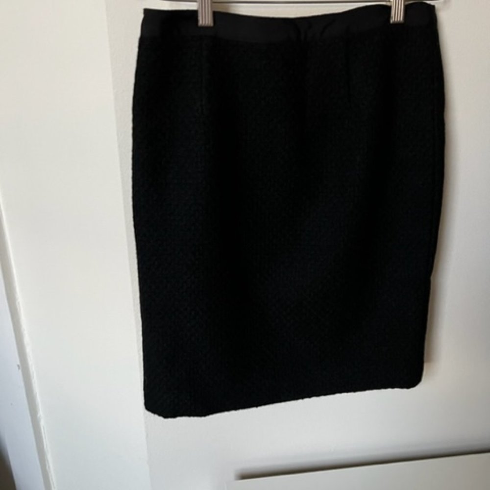 Boden Boucle Wool Pencil Skirt